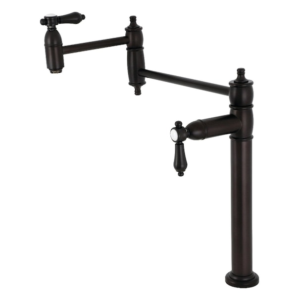 Kingston Brass Deck Mount Pot Filler, Oil Rubbed Bronze KS3705BAL - main